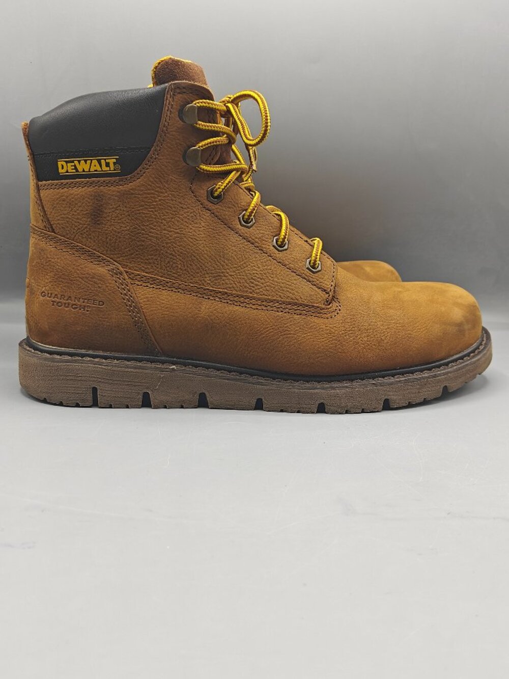 Dewalt Men's Brown Black Flex Wedge soft Toe Lace Up Work Boots - 11.5 M